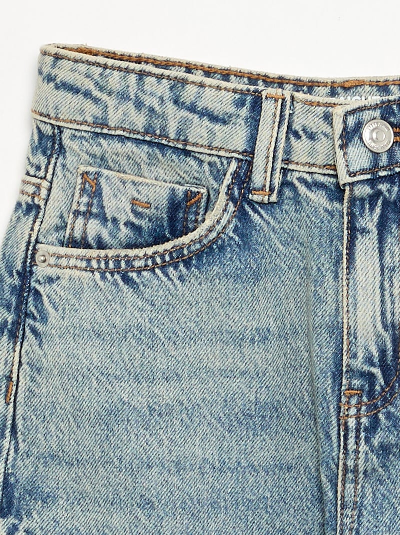 Pantalon en denim Bleu - Kiabi
