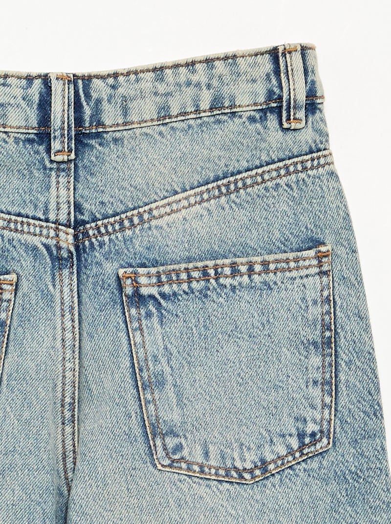 Pantalon en denim Bleu - Kiabi