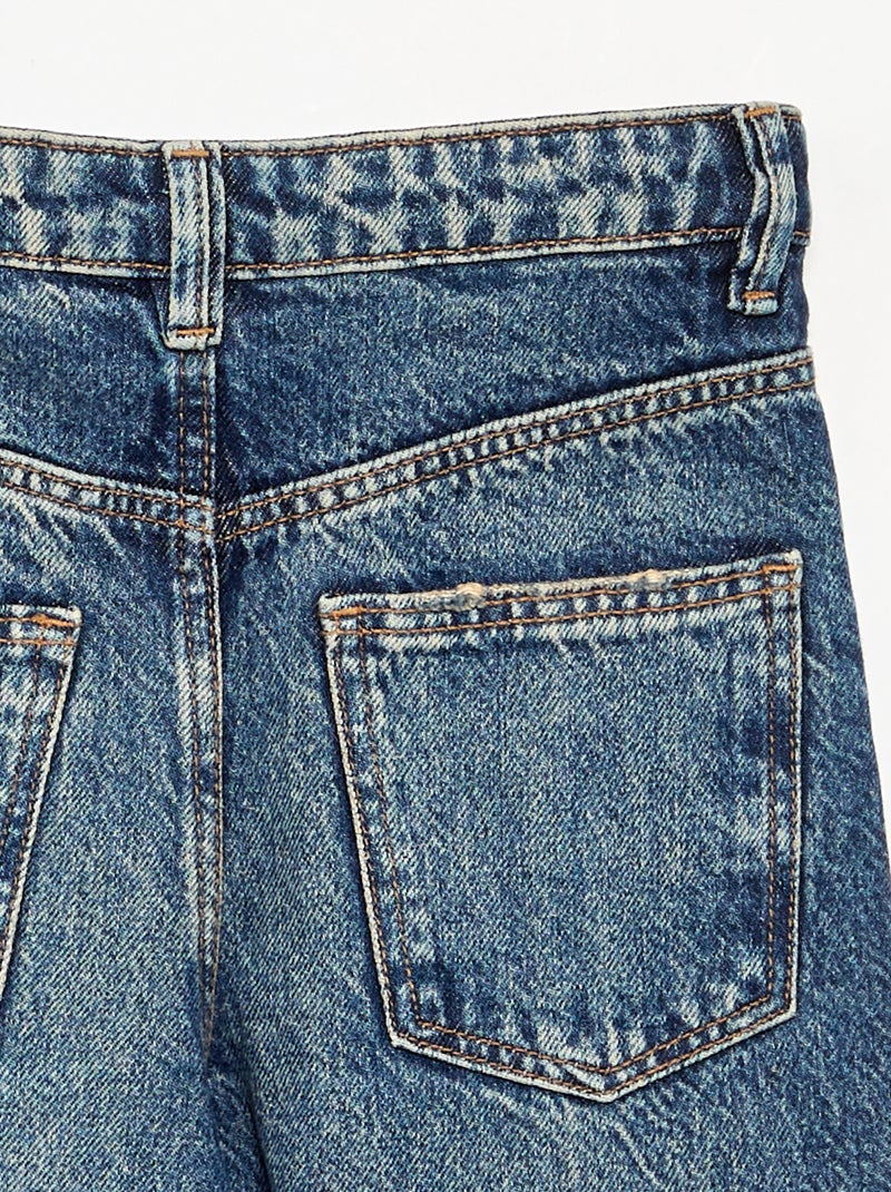 Pantalon en denim Bleu - Kiabi