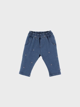 Pantalon en denim brodé Noukie's