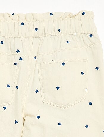 Pantalon en denim coupe mom