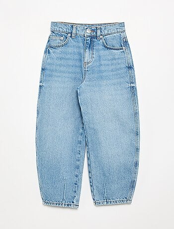 Pantalon en denim forme barrel