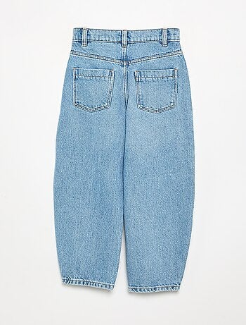 Pantalon en denim forme barrel