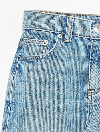 Pantalon en denim forme barrel