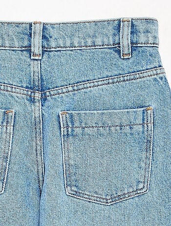 Pantalon en denim forme barrel