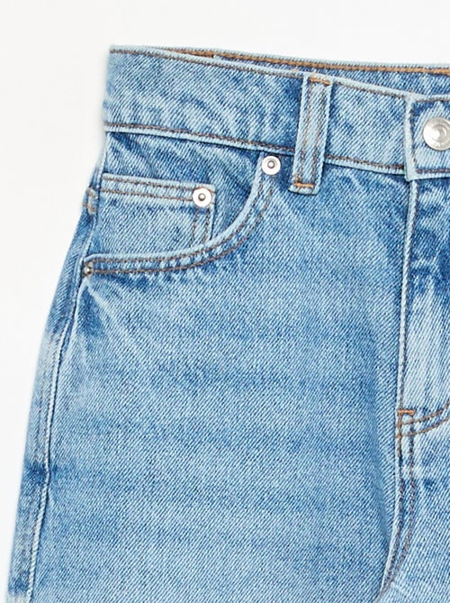 Pantalon en denim forme barrel - Kiabi