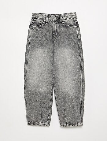Pantalon en denim forme barrel