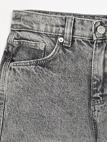 Pantalon en denim forme barrel