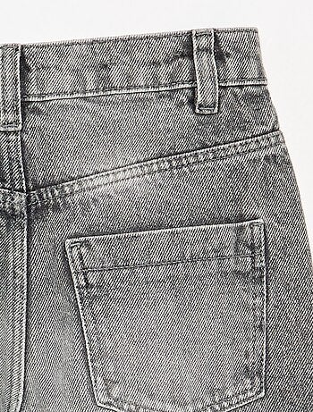 Pantalon en denim forme barrel