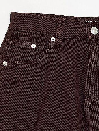 Pantalon en denim forme barrel