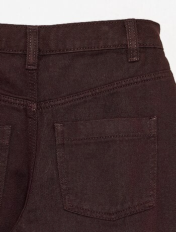 Pantalon en denim forme barrel
