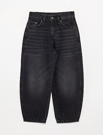 Pantalon en denim forme barrel