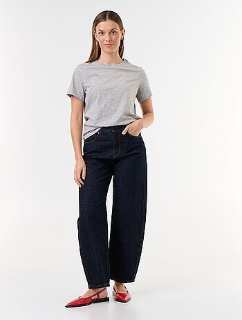 Pantalon en denim forme large barrel