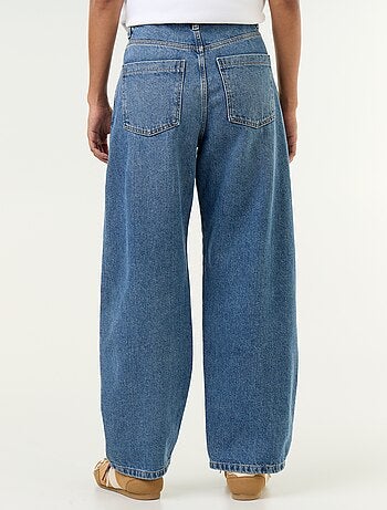 Pantalon en denim forme large barrel