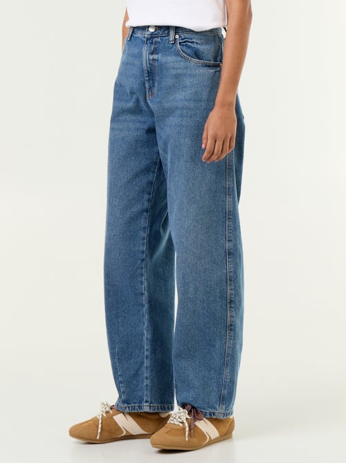 Pantalon en denim forme large barrel - Kiabi