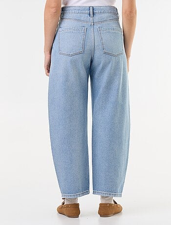Pantalon en denim forme large barrel