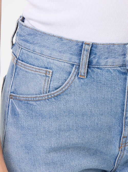 Pantalon en denim forme large barrel - Kiabi