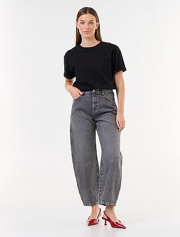 Pantalon en denim forme large barrel