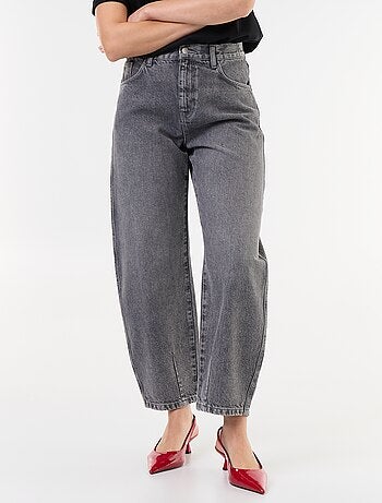 Pantalon en denim forme large barrel