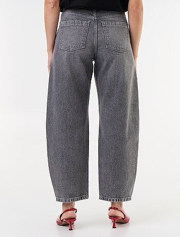 Pantalon en denim forme large barrel