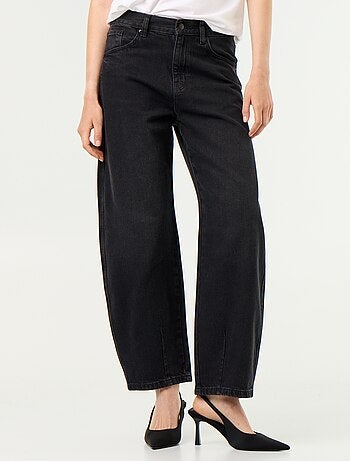 Pantalon en denim forme large barrel