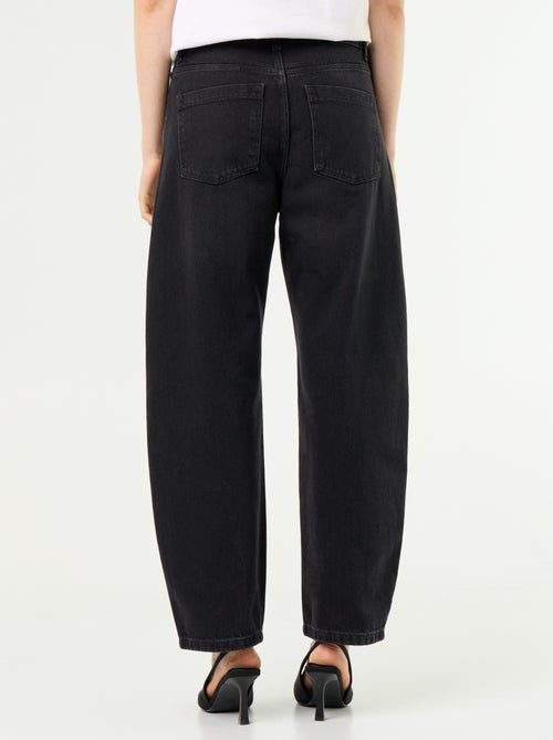 Pantalon en denim forme large barrel - Kiabi