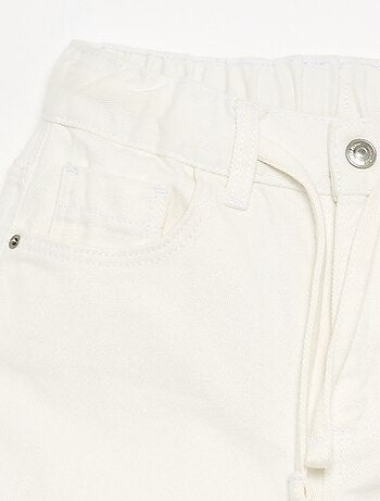 Pantalon en denim forme large