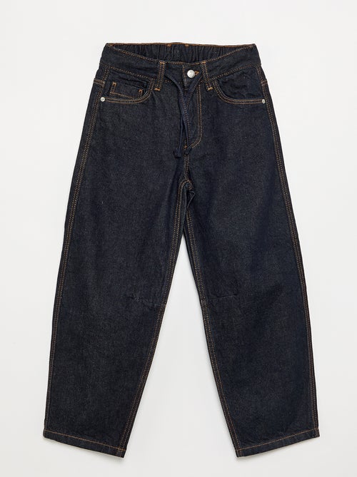 Pantalon en denim forme large - Kiabi