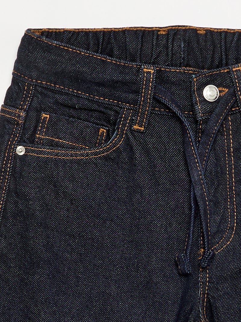 Pantalon en denim forme large Bleu - Kiabi
