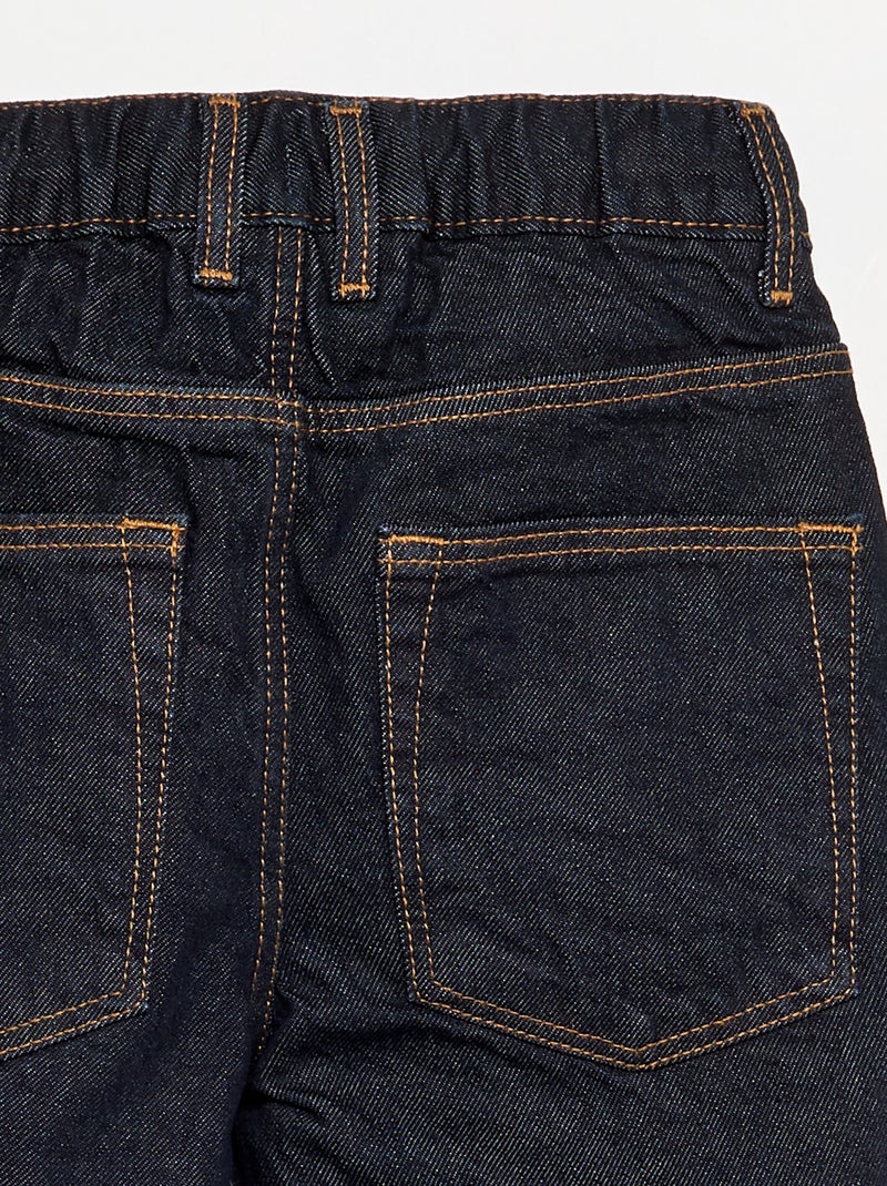 Pantalon en denim forme large Bleu - Kiabi