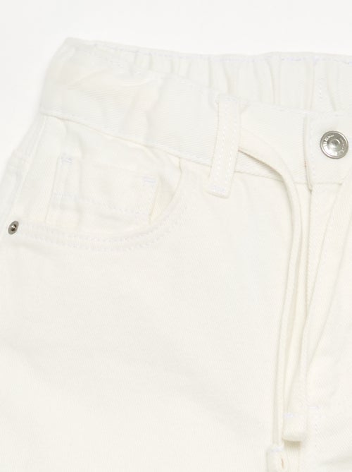 Pantalon en denim forme large - Kiabi Pantalon en denim forme large - Kiabi