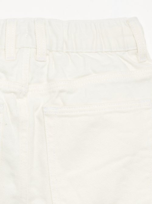 Pantalon en denim forme large - Kiabi Pantalon en denim forme large - Kiabi