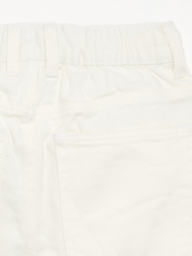 Pantalon en denim forme large Bleu - Kiabi