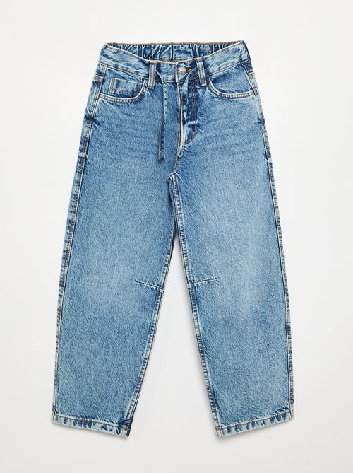 Pantalon en denim forme large - Kiabi Pantalon en denim forme large - Kiabi