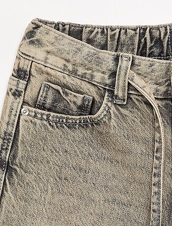 Pantalon en denim forme large