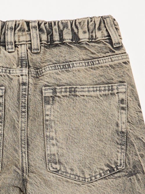 Pantalon en denim forme large - Kiabi
