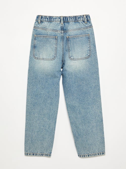 Pantalon en denim forme loose - Kiabi