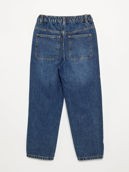Pantalon en denim forme loose - Kiabi Pantalon en denim forme loose - Kiabi