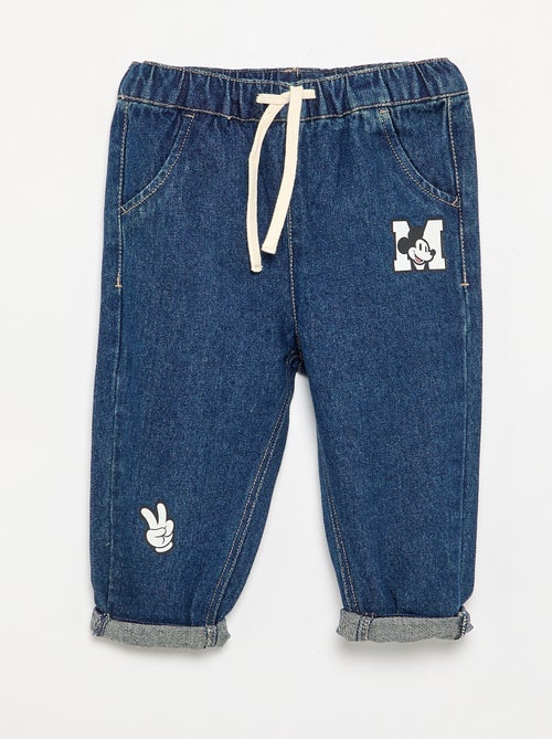 Pantalon en denim 'Mickey' 'Disney' - Kiabi