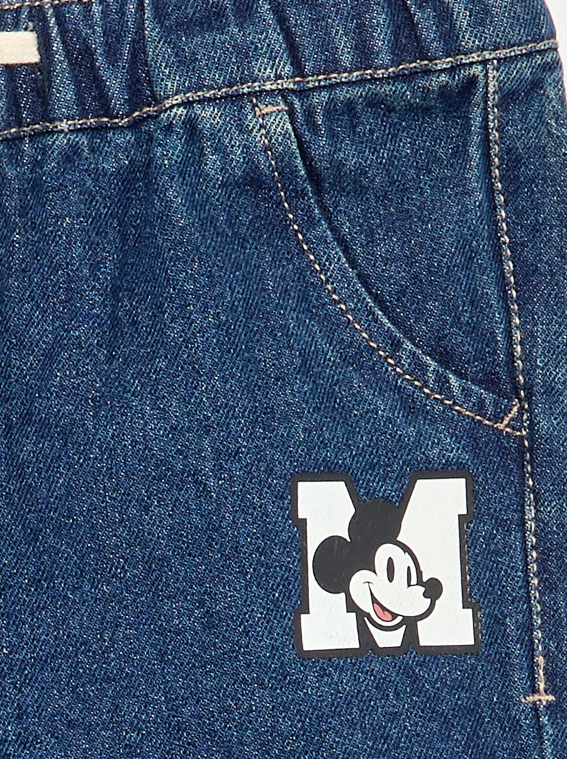 Pantalon en denim 'Mickey' 'Disney' Bleu - Kiabi