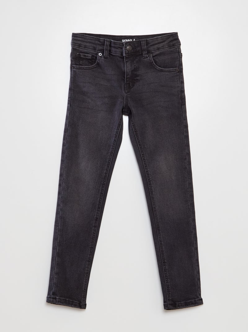 Pantalon en denim skinny Gris foncé - Kiabi