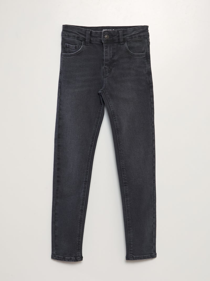 Pantalon en denim skinny Noir - Kiabi