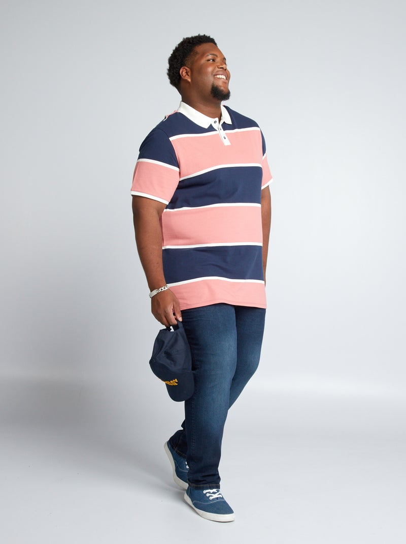Pantalon en denim slim - 30L Bleu - Kiabi