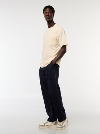 Pantalon en denim style Carpenter