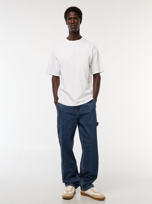 Pantalon en denim style Carpenter - Kiabi
