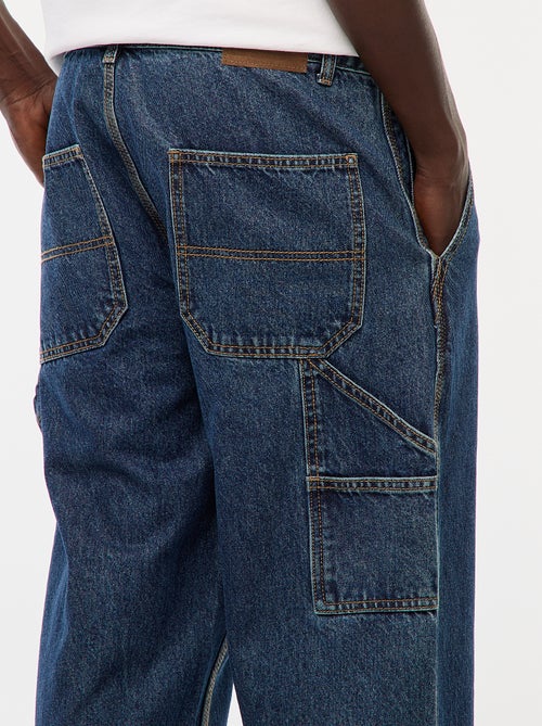 Pantalon en denim style Carpenter - Kiabi