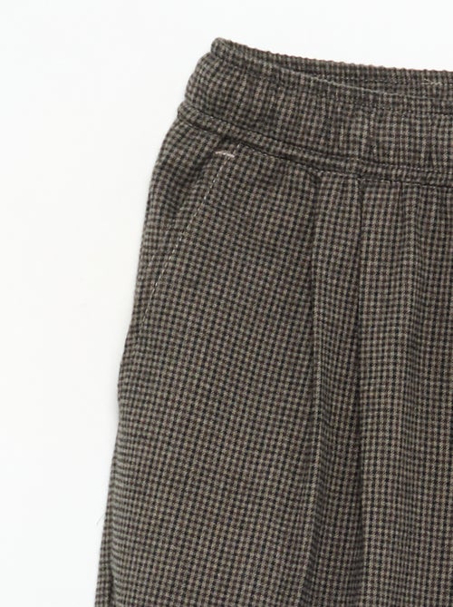 Pantalon en flanelle à carreaux - Kiabi