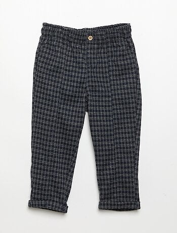 Pantalon en flanelle grattée