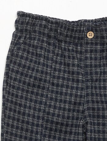 Pantalon en flanelle grattée