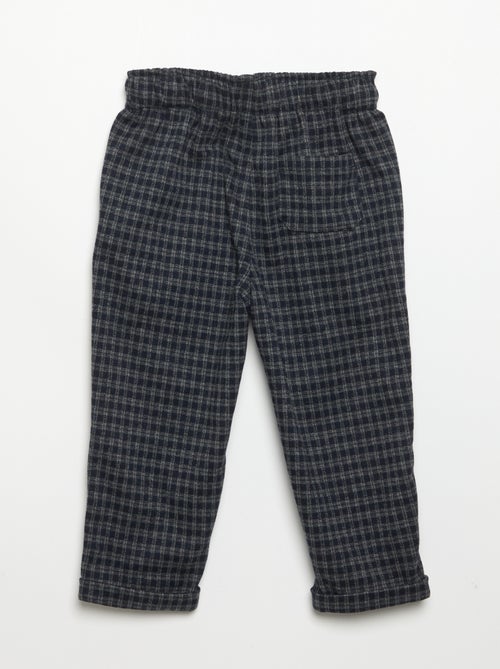 Pantalon en flanelle grattée - Kiabi